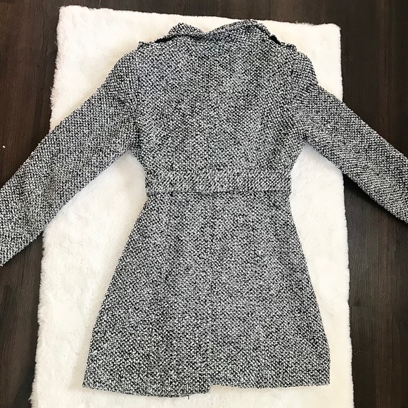 GUESS Wool Blend Winter Midi Coat - Picture 5 of 10